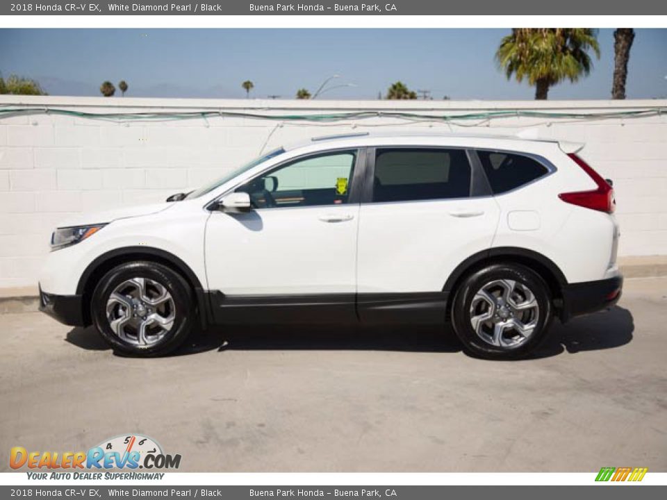 2018 Honda CR-V EX White Diamond Pearl / Black Photo #8