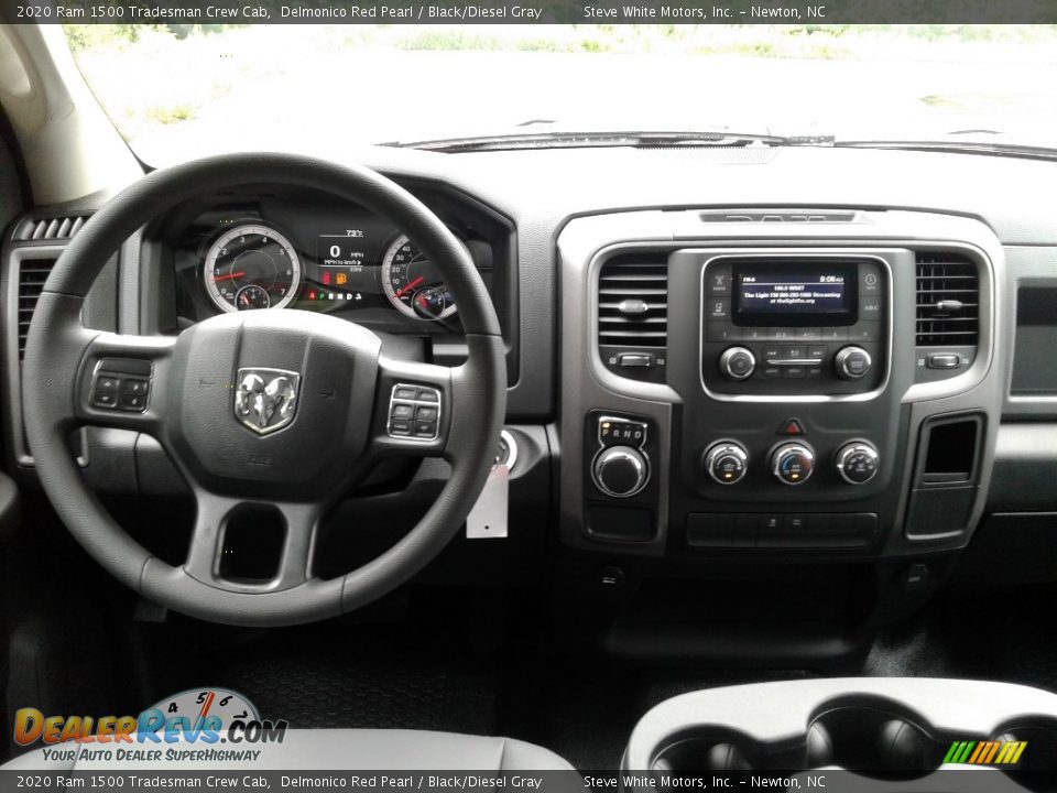 2020 Ram 1500 Tradesman Crew Cab Delmonico Red Pearl / Black/Diesel Gray Photo #17
