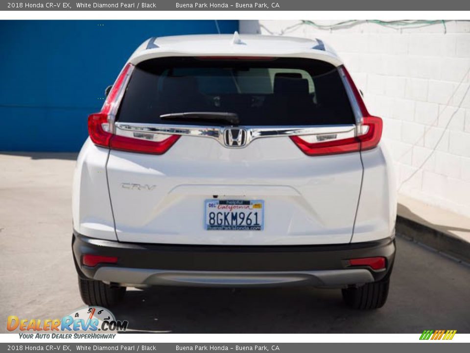 2018 Honda CR-V EX White Diamond Pearl / Black Photo #9