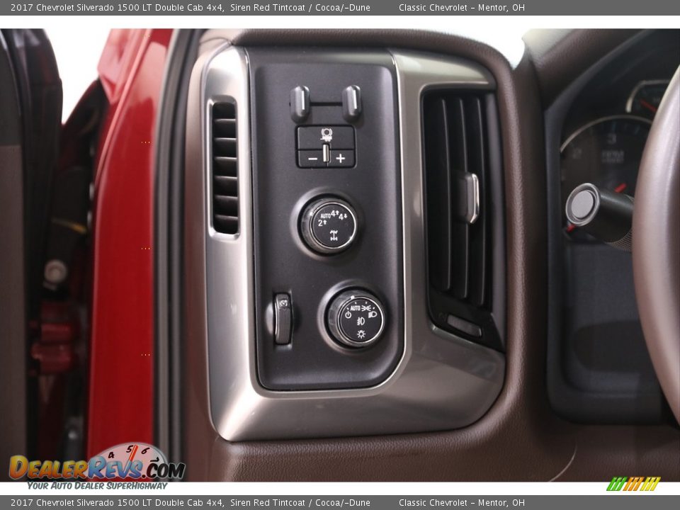 2017 Chevrolet Silverado 1500 LT Double Cab 4x4 Siren Red Tintcoat / Cocoa/­Dune Photo #6