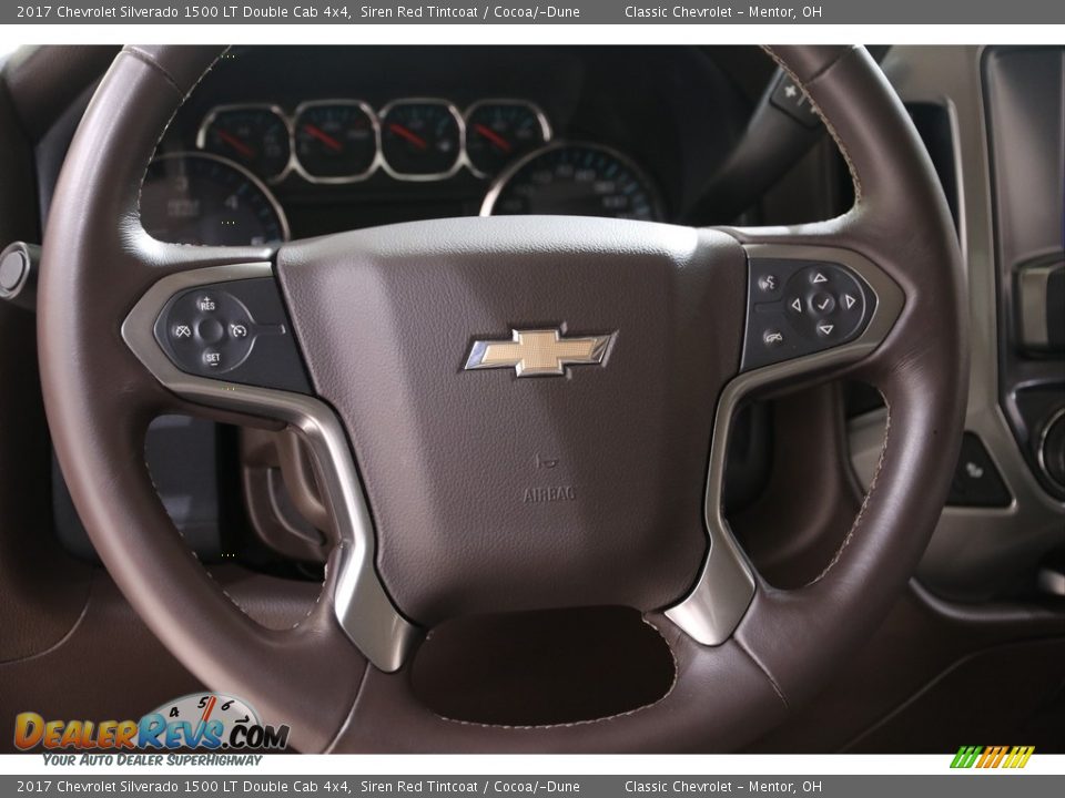 2017 Chevrolet Silverado 1500 LT Double Cab 4x4 Siren Red Tintcoat / Cocoa/­Dune Photo #8