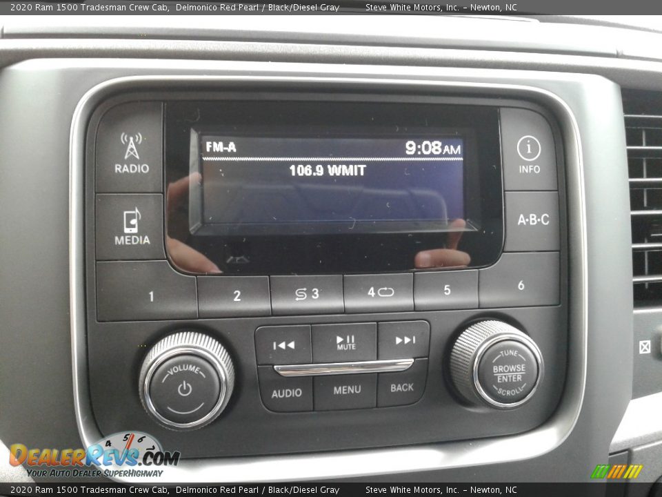 2020 Ram 1500 Tradesman Crew Cab Delmonico Red Pearl / Black/Diesel Gray Photo #22