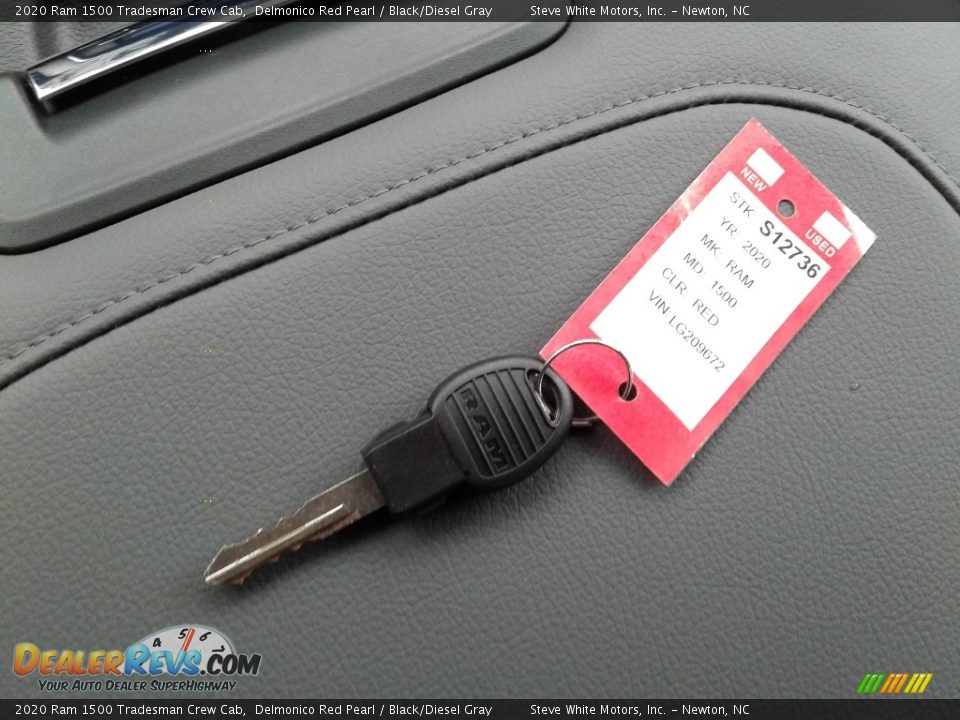 2020 Ram 1500 Tradesman Crew Cab Delmonico Red Pearl / Black/Diesel Gray Photo #27