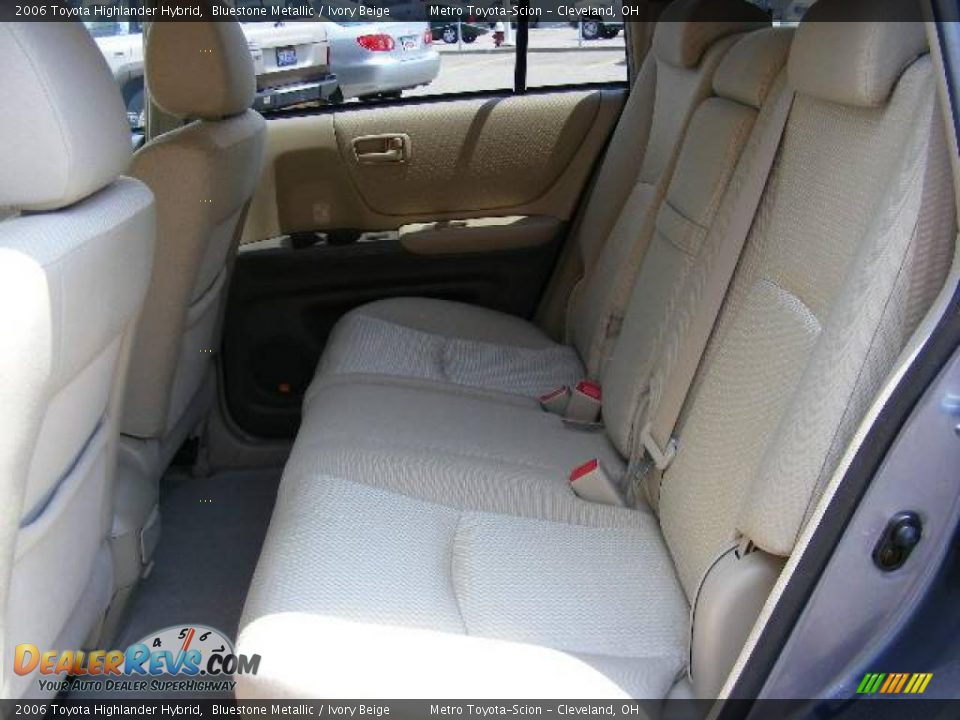 2006 Toyota Highlander Hybrid Bluestone Metallic / Ivory Beige Photo #11