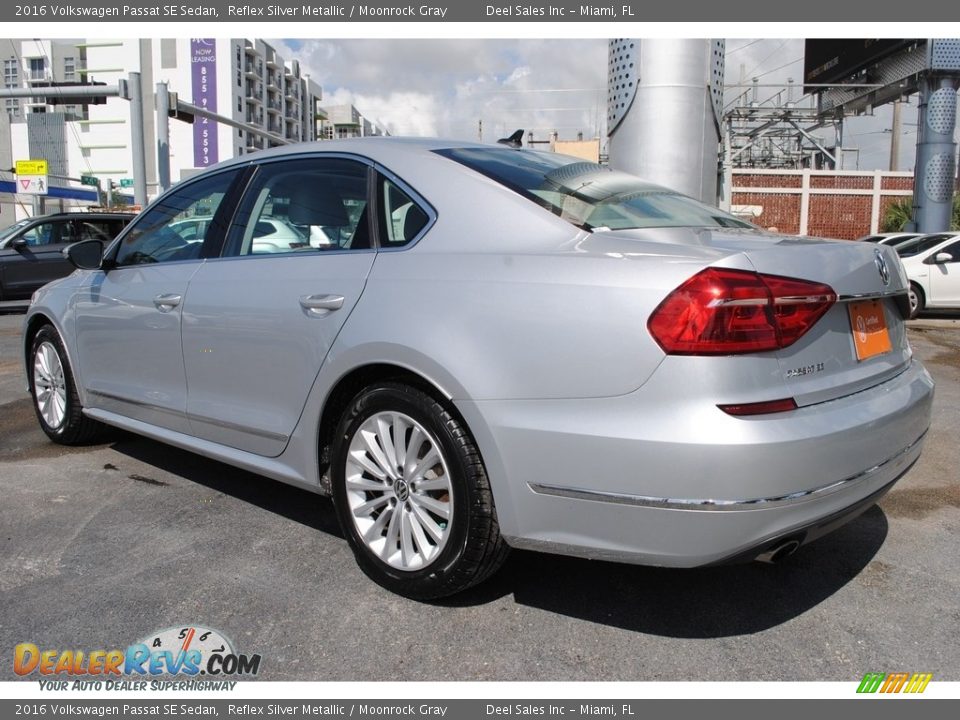 2016 Volkswagen Passat SE Sedan Reflex Silver Metallic / Moonrock Gray Photo #7