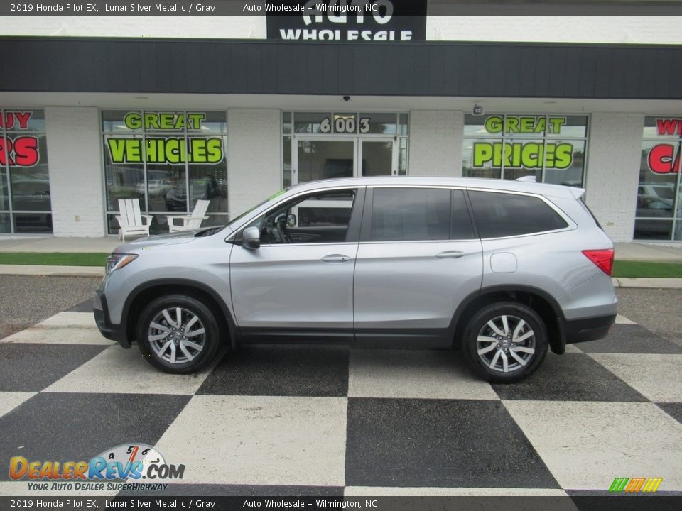 2019 Honda Pilot EX Lunar Silver Metallic / Gray Photo #1