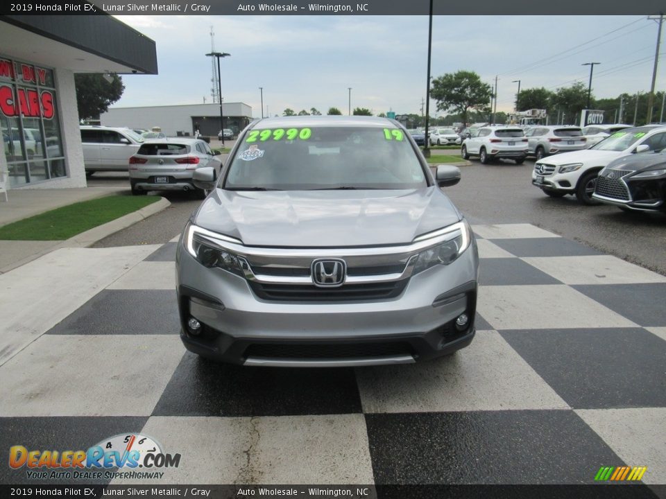 2019 Honda Pilot EX Lunar Silver Metallic / Gray Photo #2