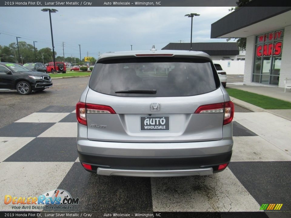 2019 Honda Pilot EX Lunar Silver Metallic / Gray Photo #4