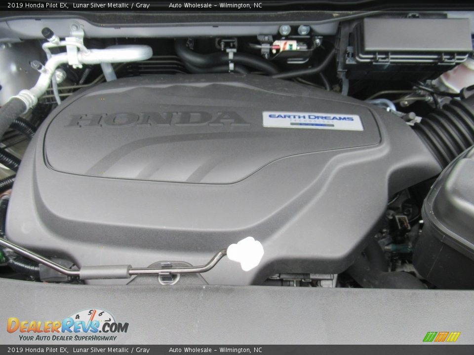 2019 Honda Pilot EX Lunar Silver Metallic / Gray Photo #6