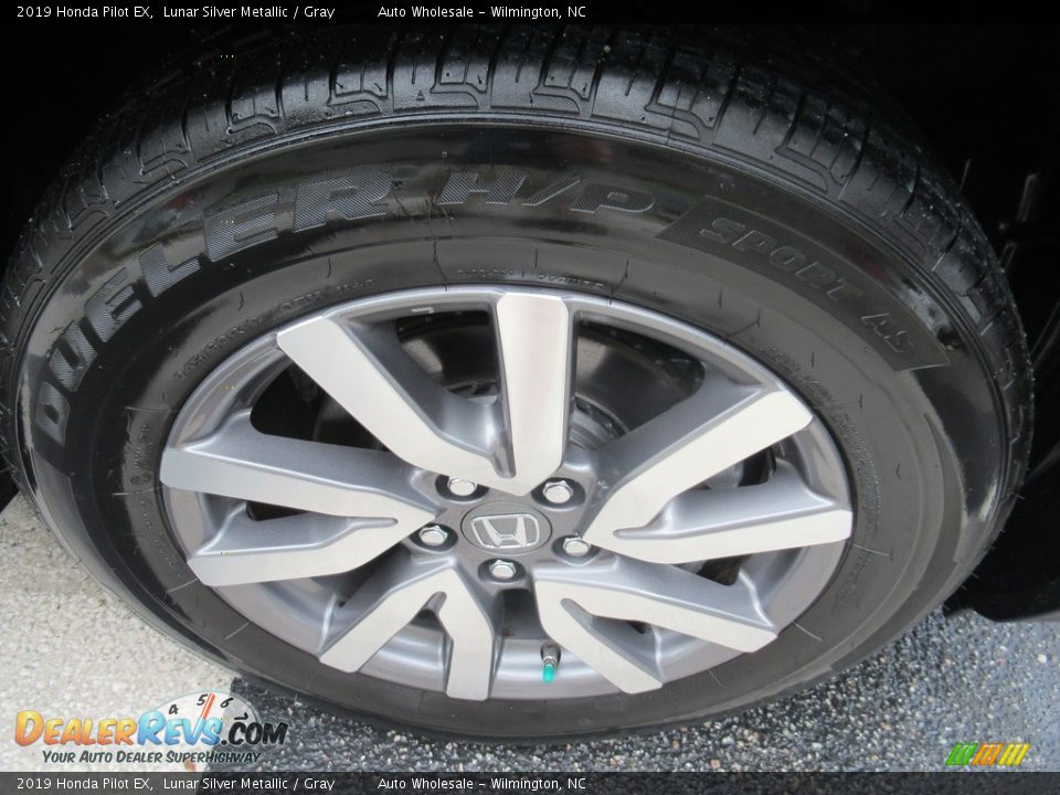 2019 Honda Pilot EX Lunar Silver Metallic / Gray Photo #7