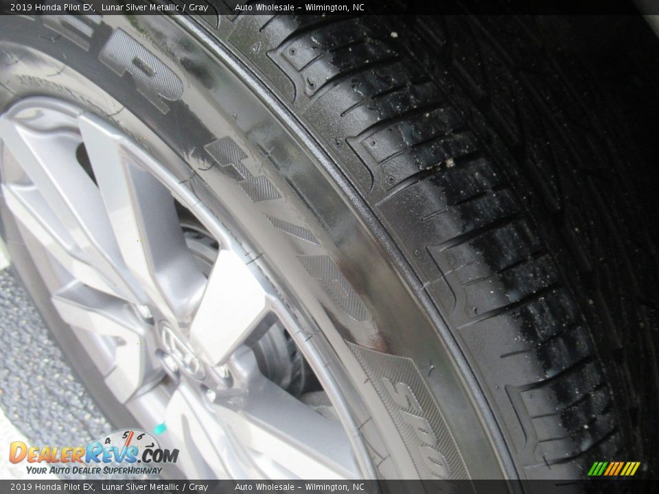 2019 Honda Pilot EX Lunar Silver Metallic / Gray Photo #8
