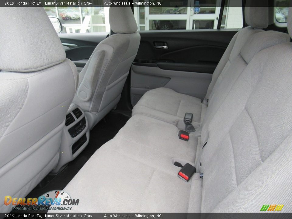 2019 Honda Pilot EX Lunar Silver Metallic / Gray Photo #12