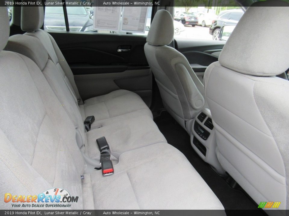 2019 Honda Pilot EX Lunar Silver Metallic / Gray Photo #14