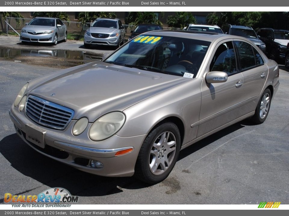 Front 3/4 View of 2003 Mercedes-Benz E 320 Sedan Photo #4