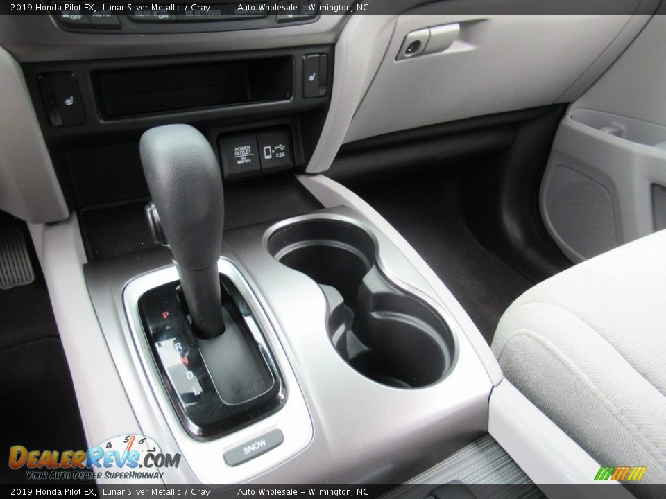 2019 Honda Pilot EX Lunar Silver Metallic / Gray Photo #19