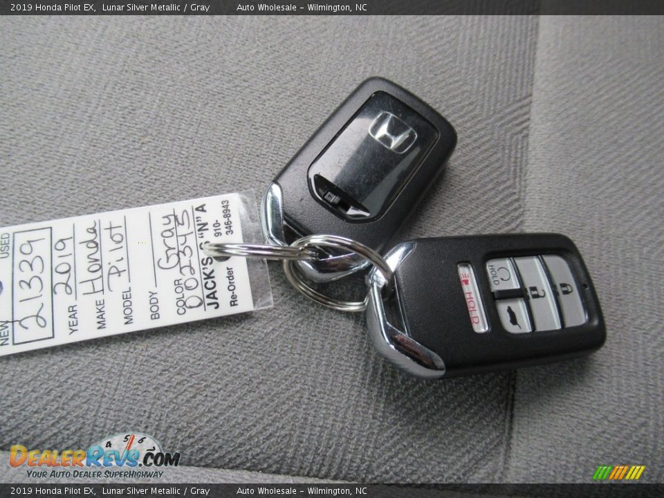 2019 Honda Pilot EX Lunar Silver Metallic / Gray Photo #20