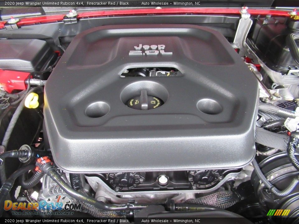 2020 Jeep Wrangler Unlimited Rubicon 4x4 Firecracker Red / Black Photo #6