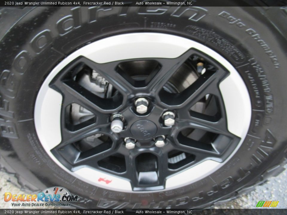 2020 Jeep Wrangler Unlimited Rubicon 4x4 Firecracker Red / Black Photo #7