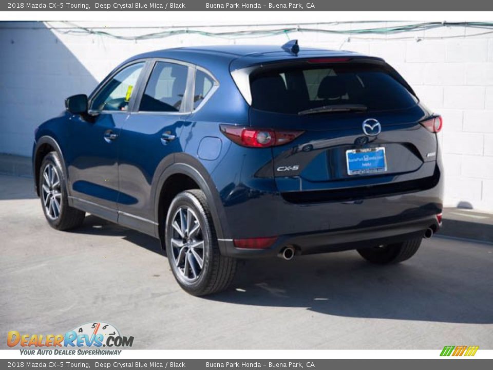 2018 Mazda CX-5 Touring Deep Crystal Blue Mica / Black Photo #2