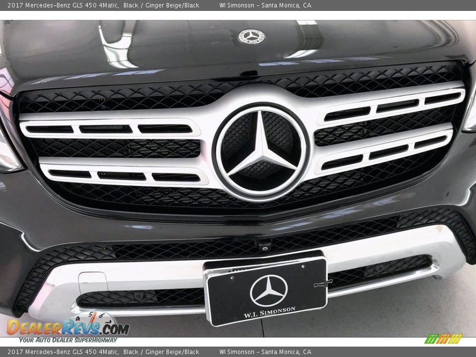 2017 Mercedes-Benz GLS 450 4Matic Black / Ginger Beige/Black Photo #33