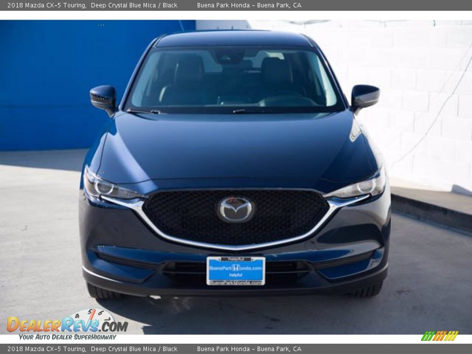 2018 Mazda CX-5 Touring Deep Crystal Blue Mica / Black Photo #7