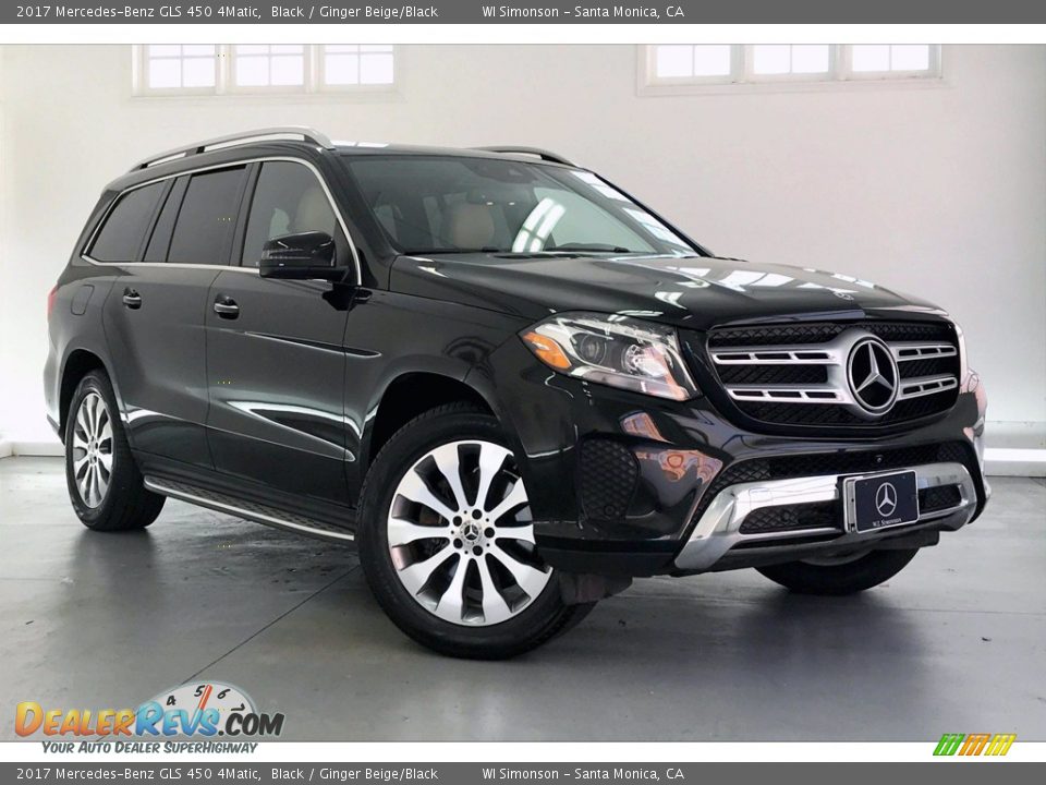 2017 Mercedes-Benz GLS 450 4Matic Black / Ginger Beige/Black Photo #34