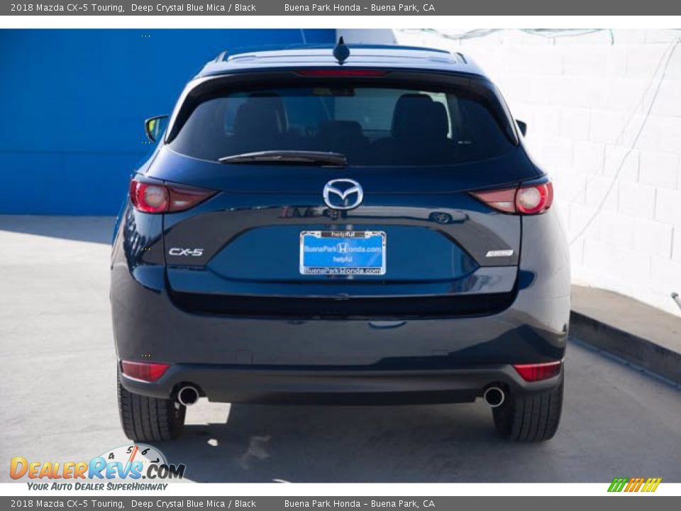 2018 Mazda CX-5 Touring Deep Crystal Blue Mica / Black Photo #11