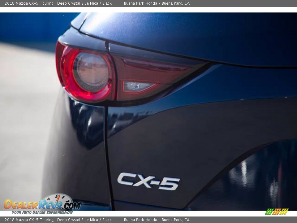 2018 Mazda CX-5 Touring Deep Crystal Blue Mica / Black Photo #12