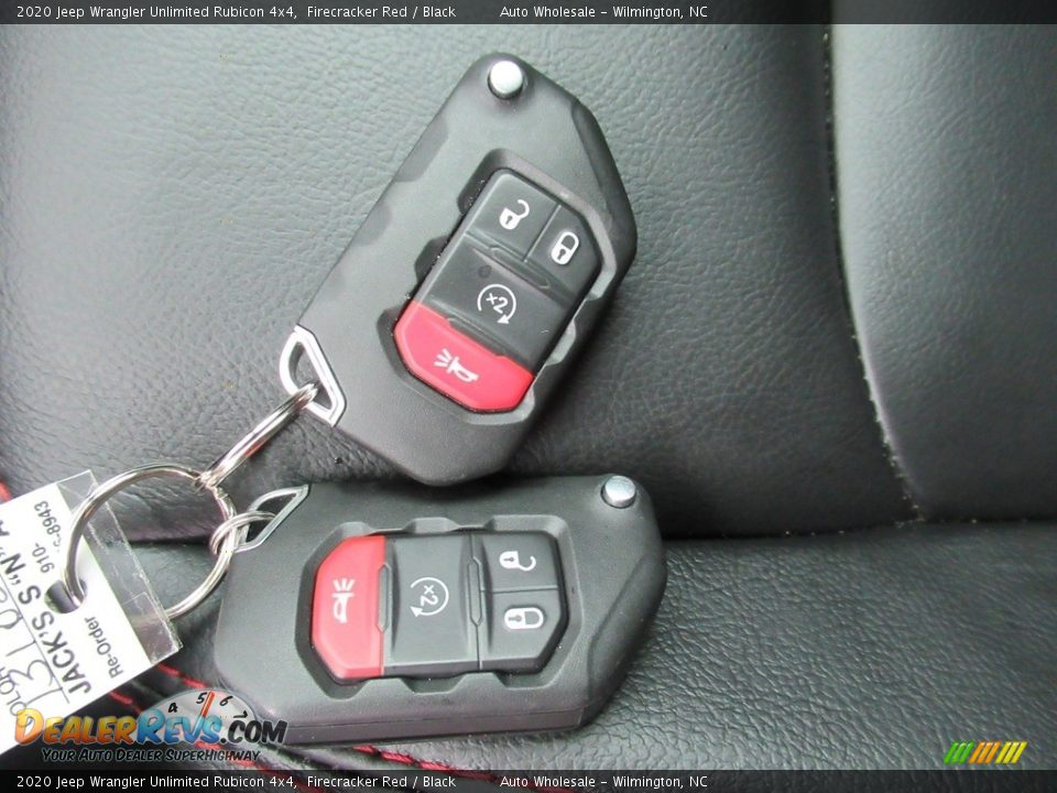 2020 Jeep Wrangler Unlimited Rubicon 4x4 Firecracker Red / Black Photo #20