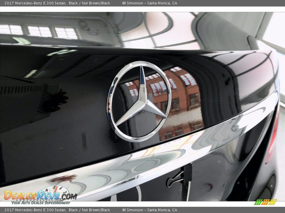 2017 Mercedes-Benz E 300 Sedan Black / Nut Brown/Black Photo #7