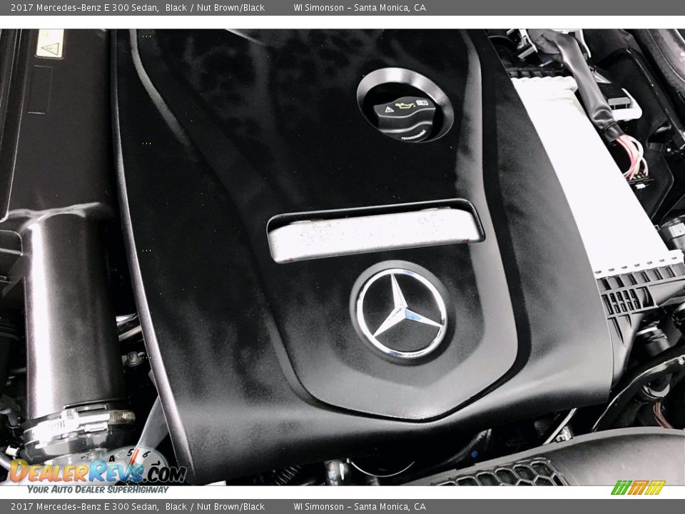 2017 Mercedes-Benz E 300 Sedan Black / Nut Brown/Black Photo #31
