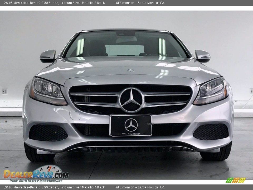 2016 Mercedes-Benz C 300 Sedan Iridium Silver Metallic / Black Photo #2