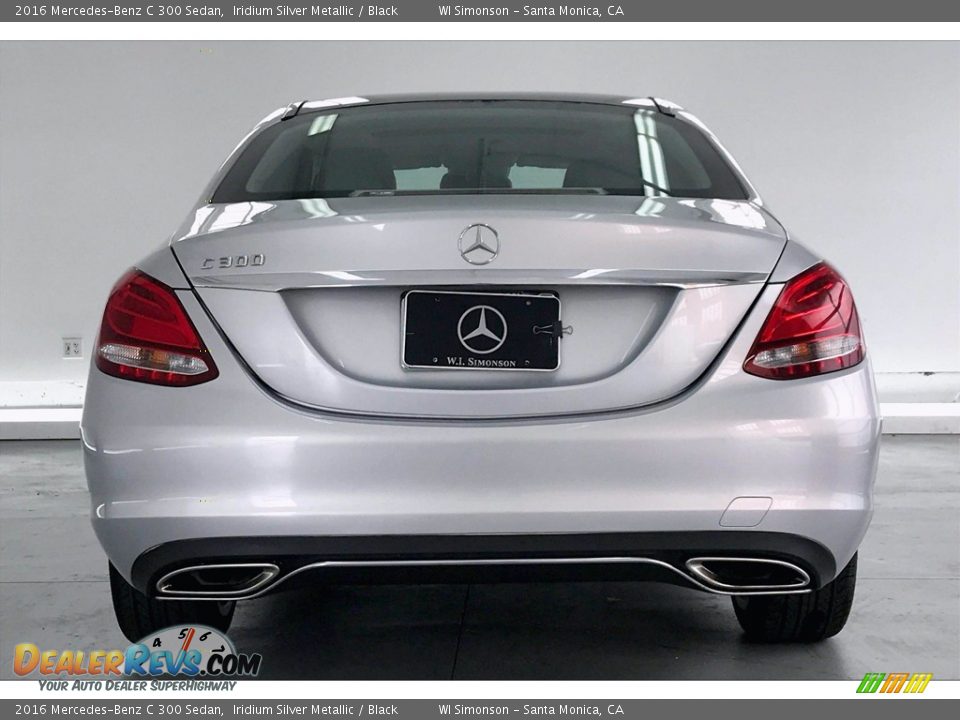 2016 Mercedes-Benz C 300 Sedan Iridium Silver Metallic / Black Photo #3