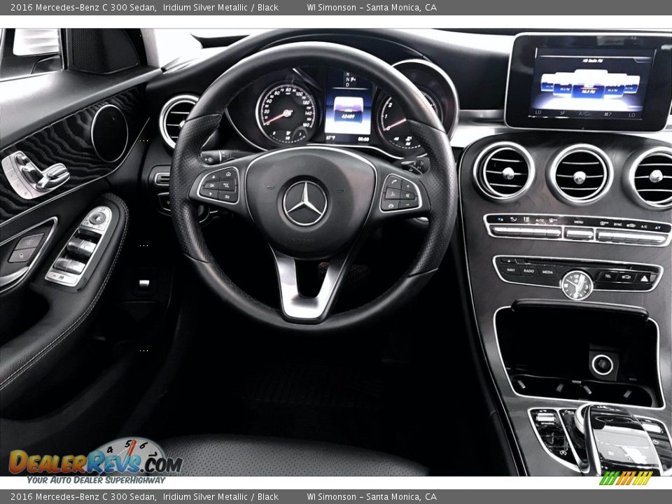 2016 Mercedes-Benz C 300 Sedan Iridium Silver Metallic / Black Photo #4