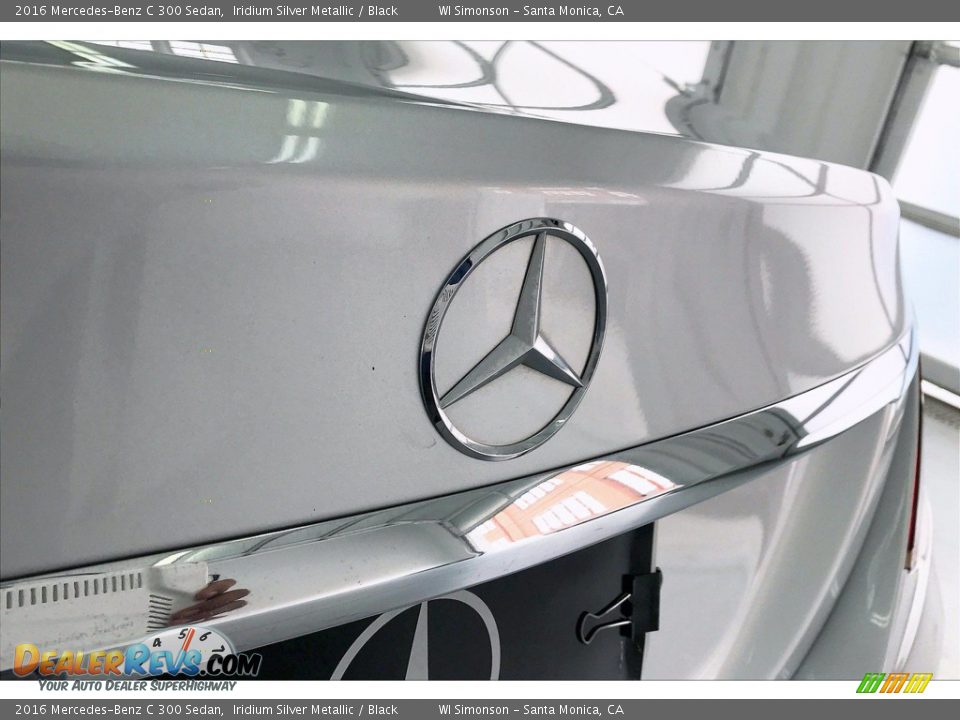 2016 Mercedes-Benz C 300 Sedan Iridium Silver Metallic / Black Photo #7