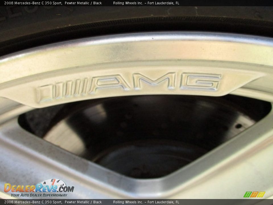 2008 Mercedes-Benz C 350 Sport Pewter Metallic / Black Photo #8