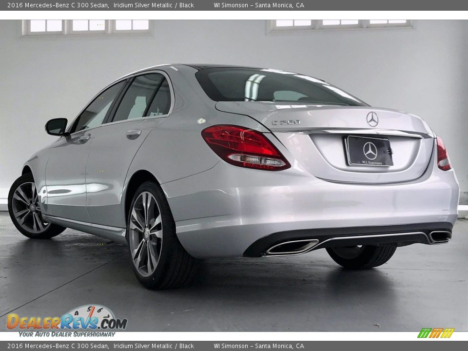 2016 Mercedes-Benz C 300 Sedan Iridium Silver Metallic / Black Photo #10