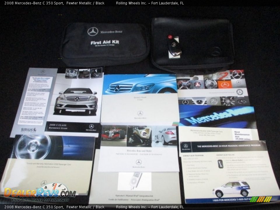 2008 Mercedes-Benz C 350 Sport Pewter Metallic / Black Photo #13