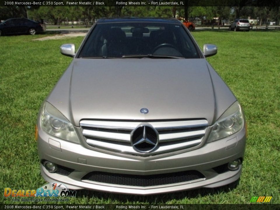 2008 Mercedes-Benz C 350 Sport Pewter Metallic / Black Photo #16