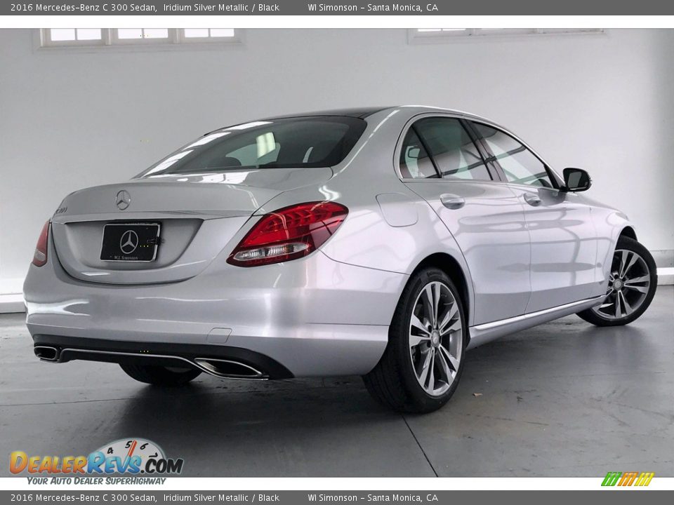 2016 Mercedes-Benz C 300 Sedan Iridium Silver Metallic / Black Photo #16