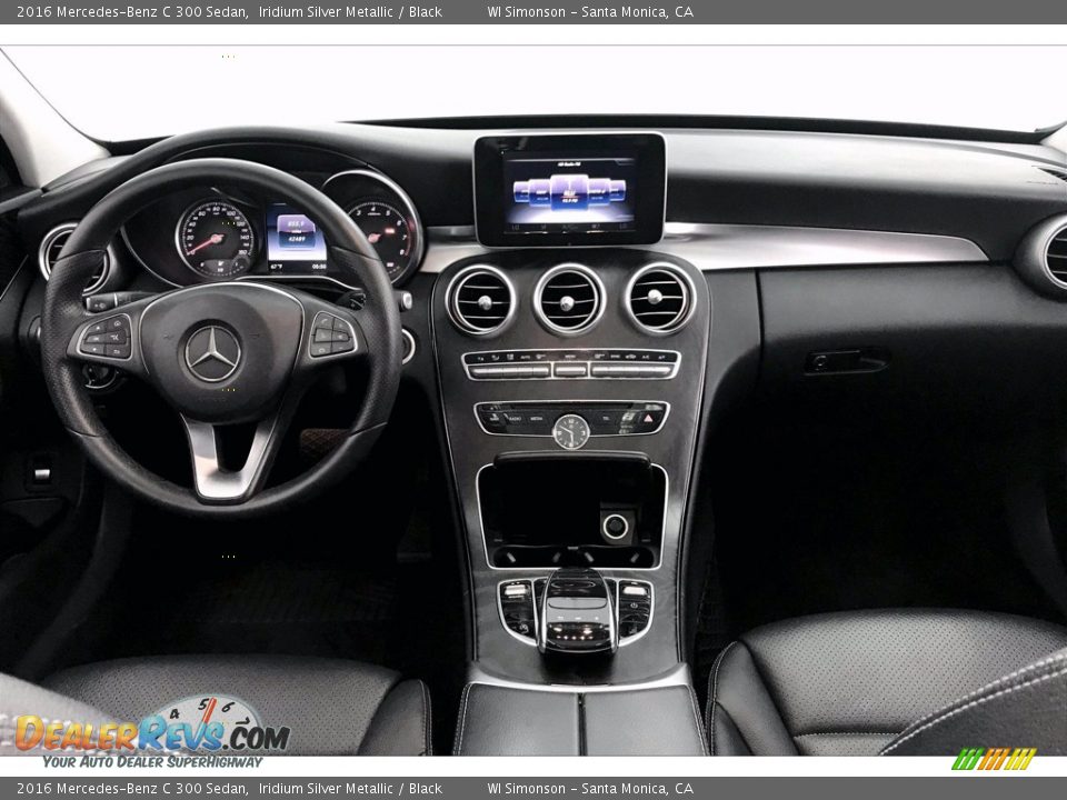 2016 Mercedes-Benz C 300 Sedan Iridium Silver Metallic / Black Photo #17