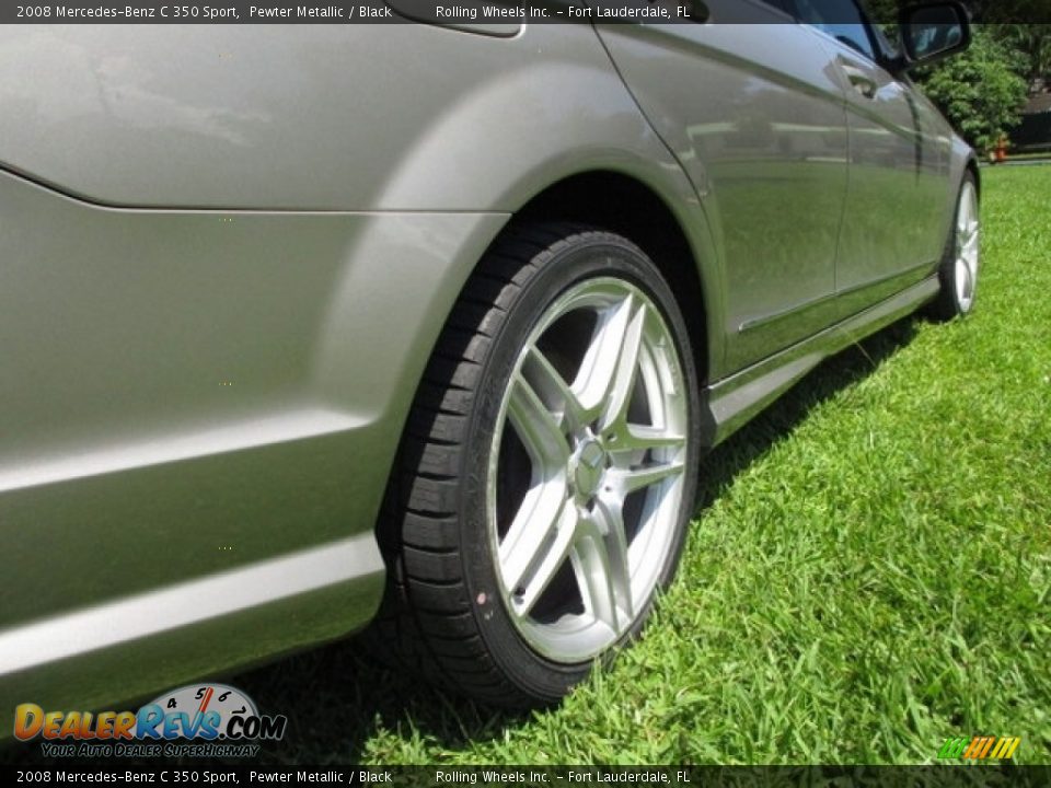 2008 Mercedes-Benz C 350 Sport Pewter Metallic / Black Photo #18