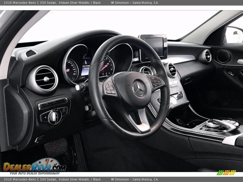 2016 Mercedes-Benz C 300 Sedan Iridium Silver Metallic / Black Photo #22