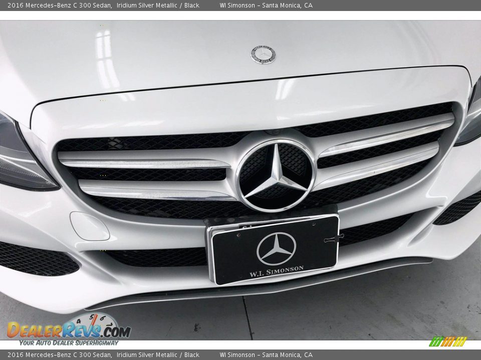 2016 Mercedes-Benz C 300 Sedan Iridium Silver Metallic / Black Photo #33