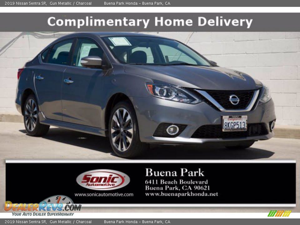 2019 Nissan Sentra SR Gun Metallic / Charcoal Photo #1