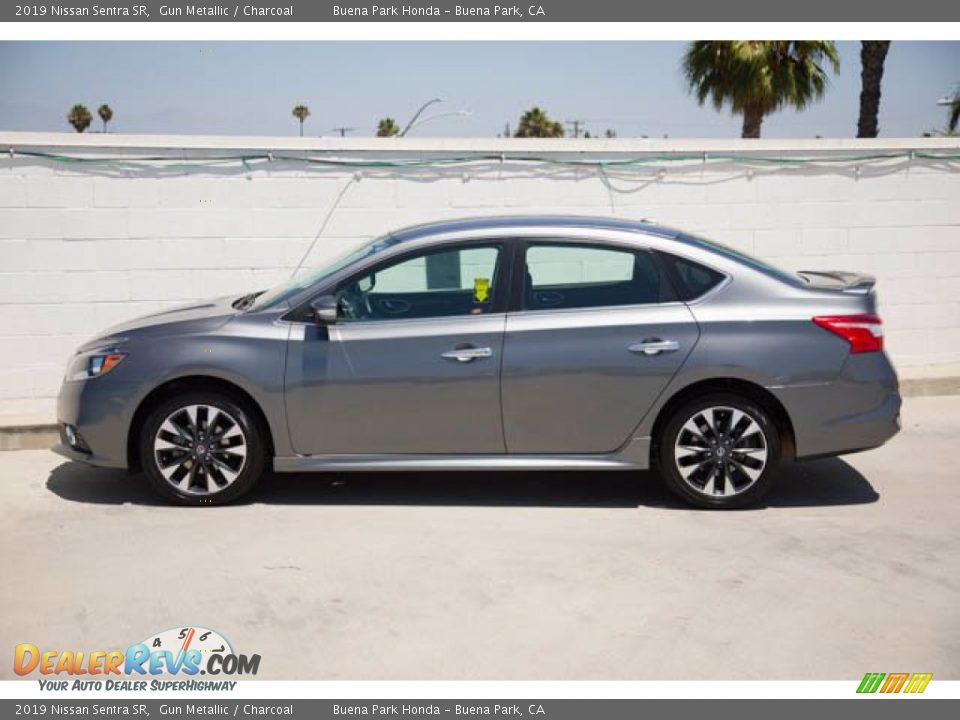 2019 Nissan Sentra SR Gun Metallic / Charcoal Photo #7