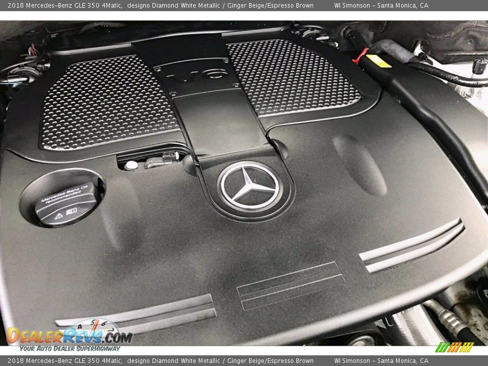 2018 Mercedes-Benz GLE 350 4Matic designo Diamond White Metallic / Ginger Beige/Espresso Brown Photo #31