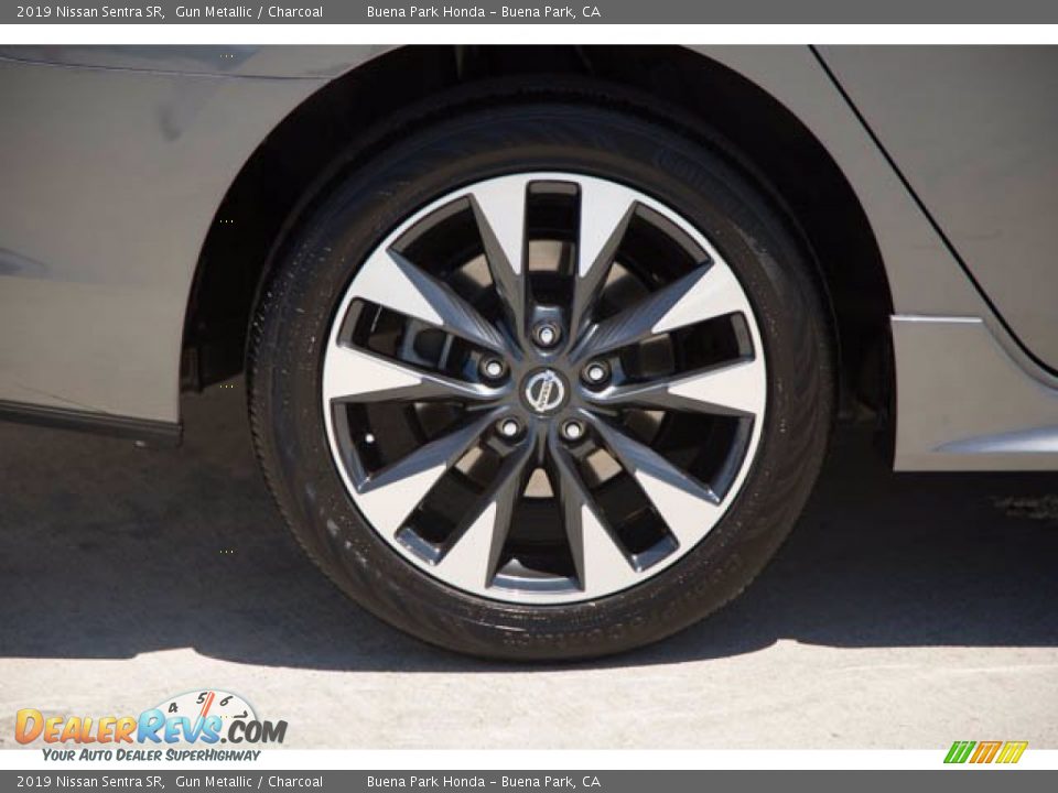 2019 Nissan Sentra SR Gun Metallic / Charcoal Photo #34