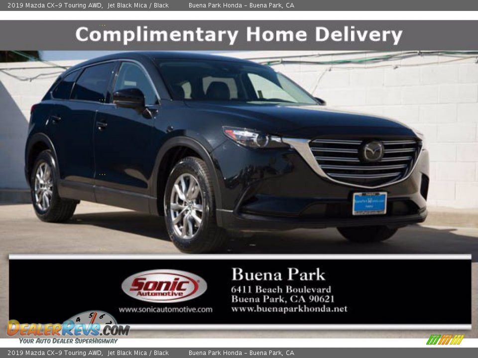 2019 Mazda CX-9 Touring AWD Jet Black Mica / Black Photo #1