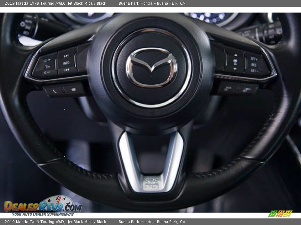 2019 Mazda CX-9 Touring AWD Jet Black Mica / Black Photo #15